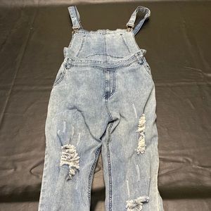 Men’s Large Ripped Overalls